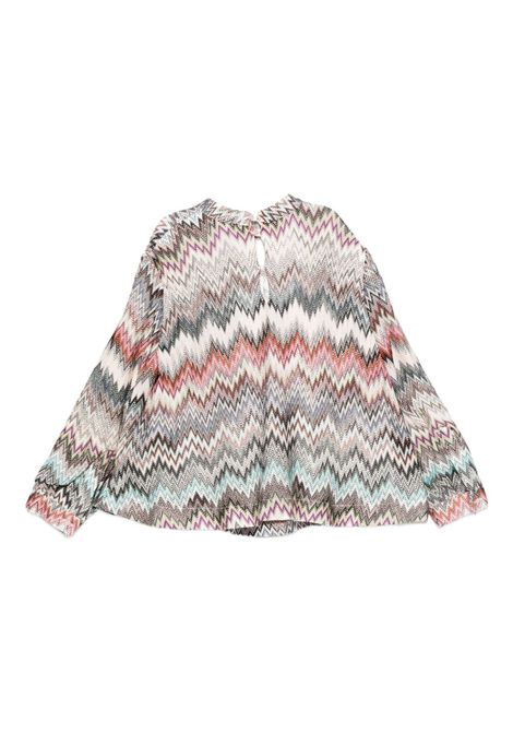 Top con motivo a zigzag MISSONI KIDS | MX5A20 Q0094999